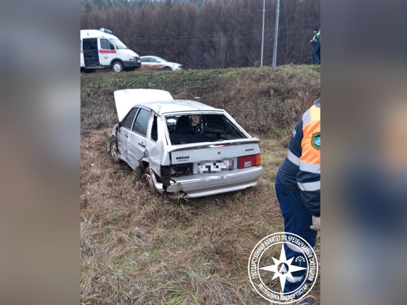 Два человека пострадали в аварии в Башкирии