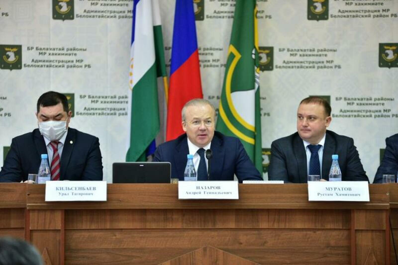 В Белокатайском районе состоялось выездное заседание правительства Башкортостана
