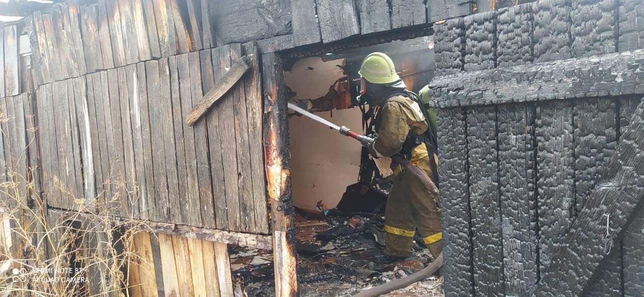 В Новобелокатае по адресу ул. Мира д. 5а произошел пожар
