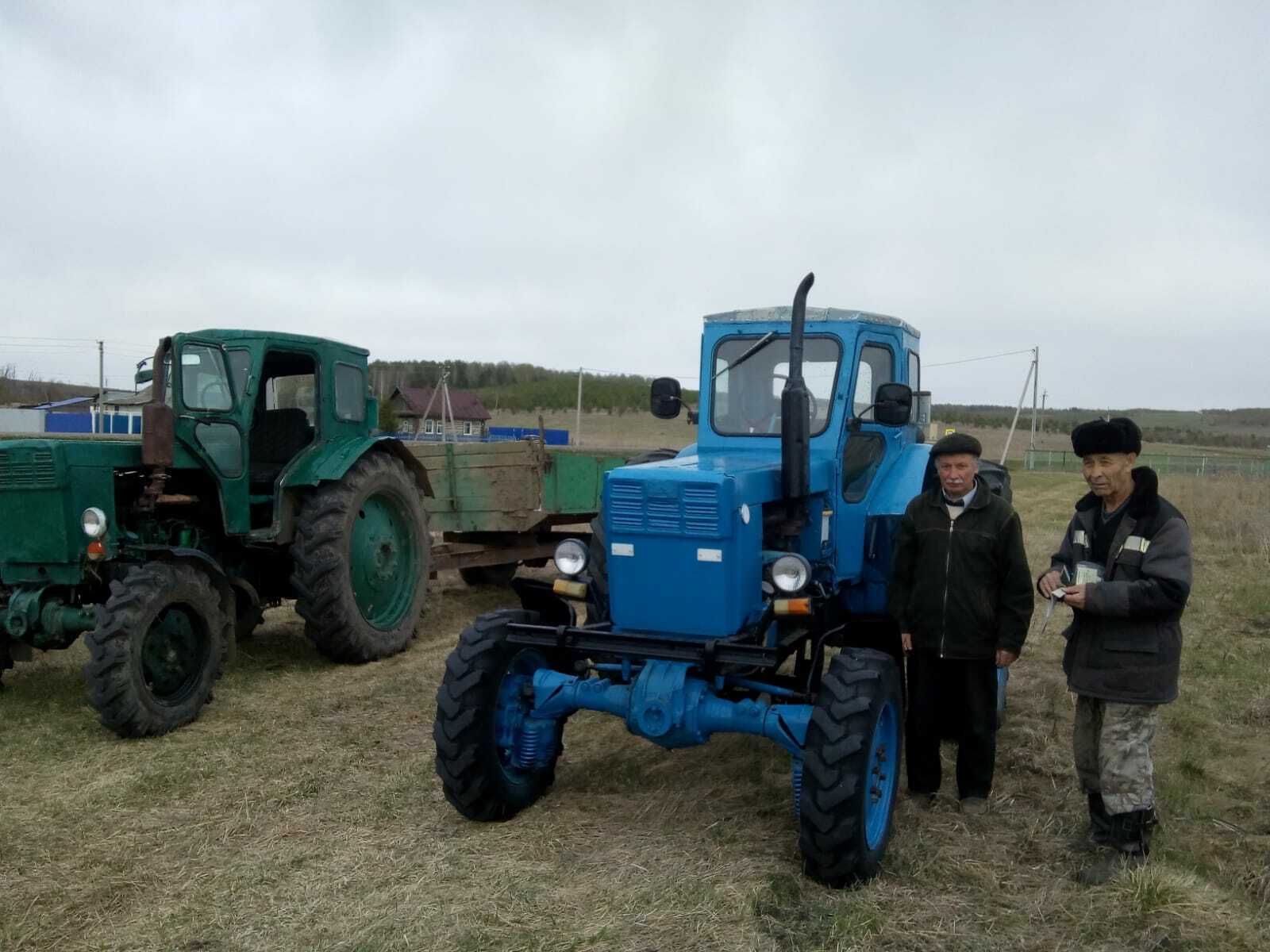 В Нижнеутяшевском сельсовете прошёл технический осмотр тракторов физических лиц