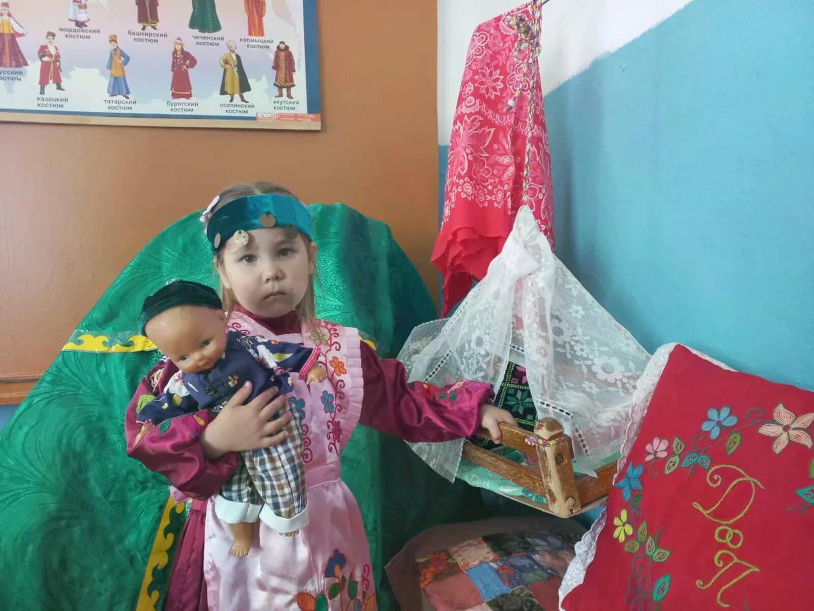 Шестилетняя Нелли Абдуллина – звезда детского сада «Ляйсян» деревни Кирикеево