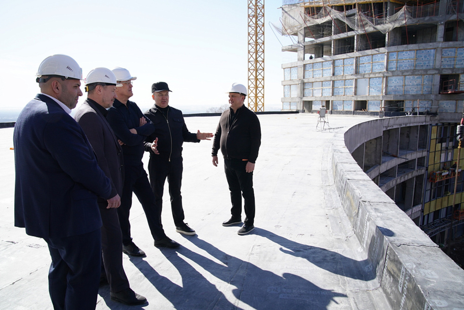 Радий Хабиров осмотрел стройплощадку кампуса Евразийского НОЦ
