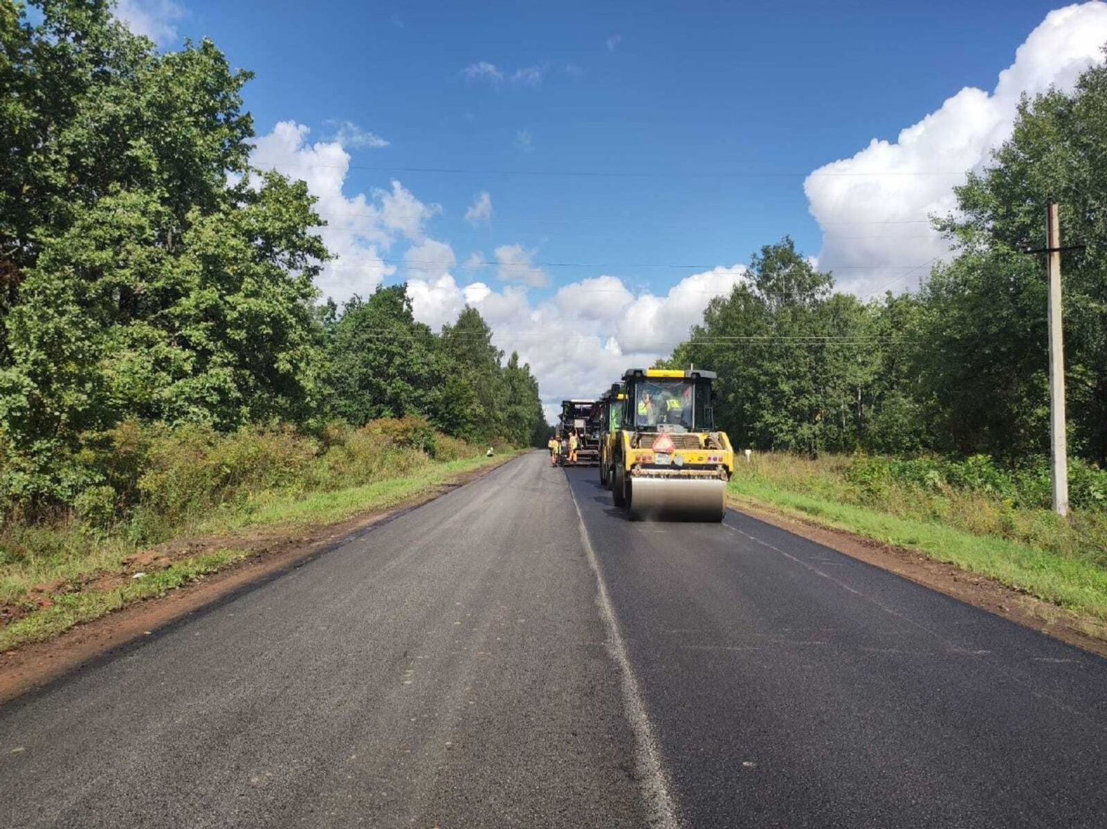 В Башкирии ремонтируют региональную дорогу по нацпроекту