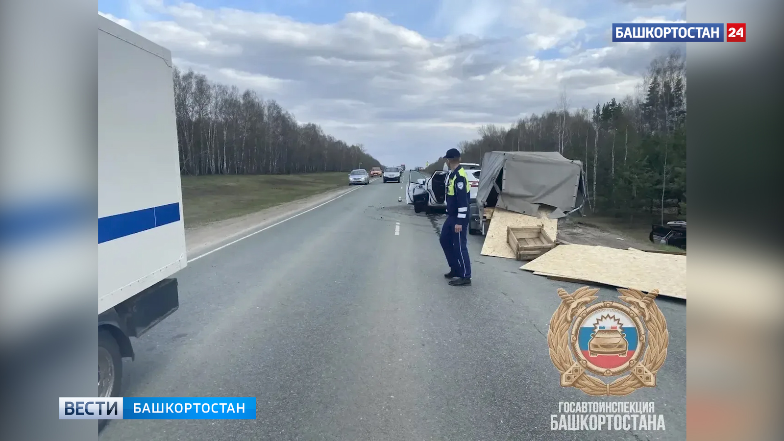 В Бирском районе Башкортостана в ДТП пострадали четверо, включая двух детей