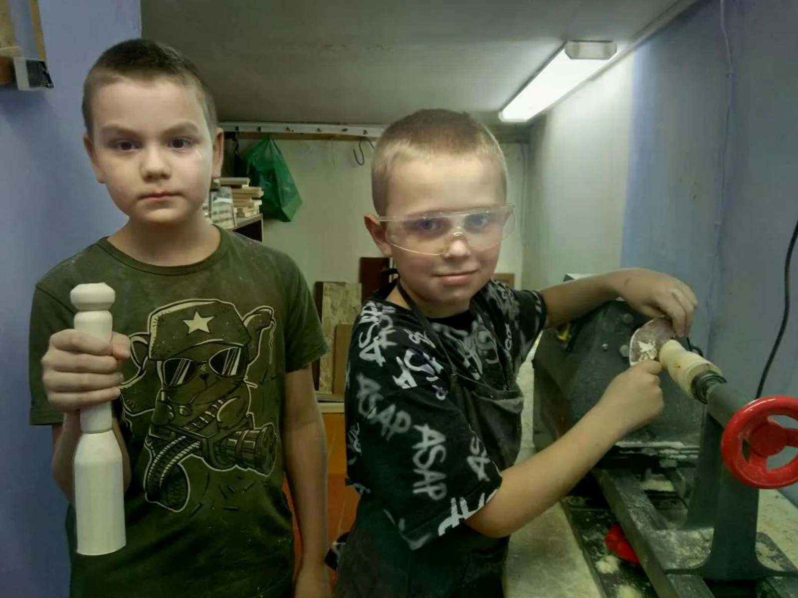 Юные мастера из Белокатайского района осваивают токарное ремесло