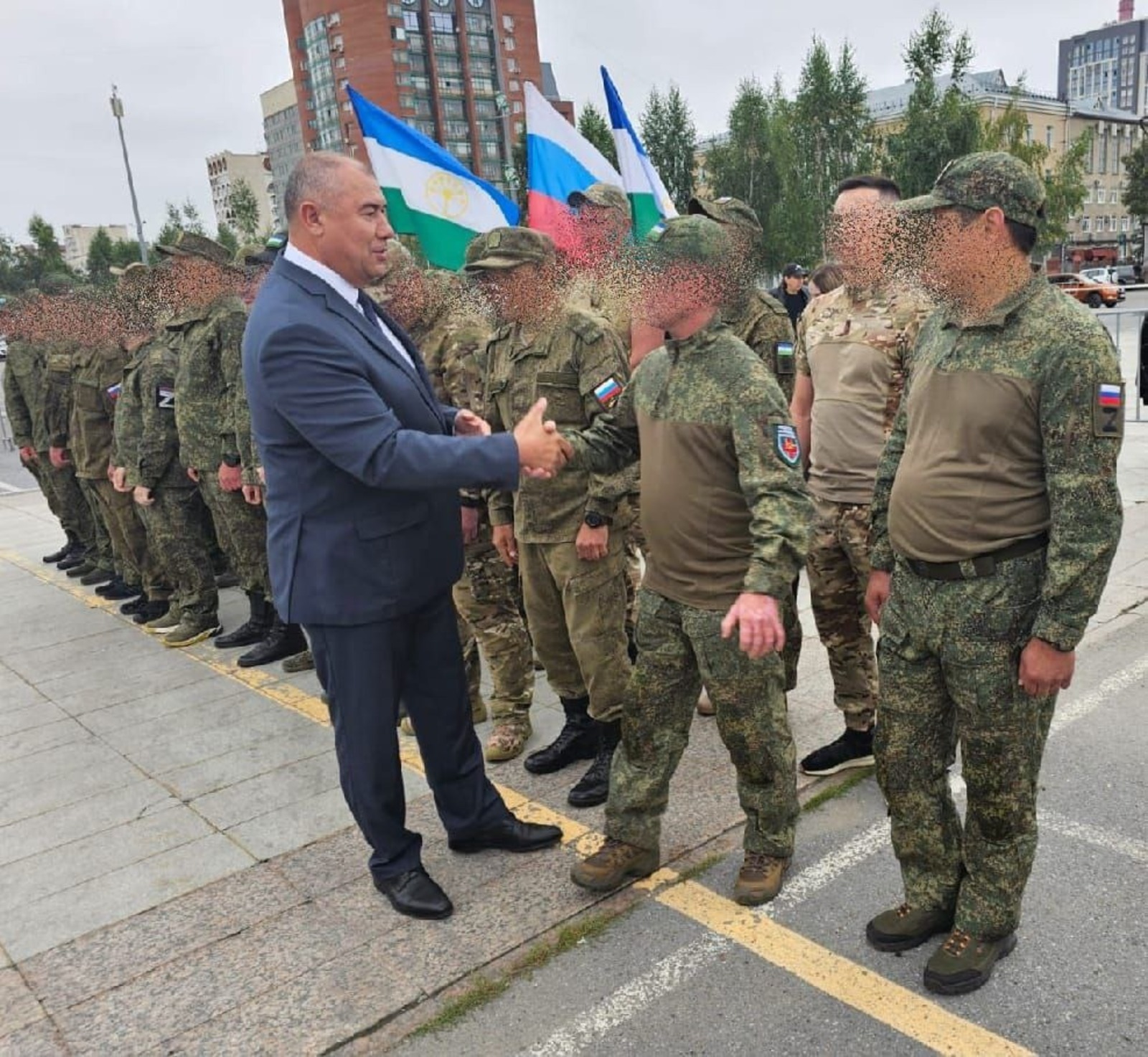 Ирек Сагитов отправил участников СВО из Башкирии на фронт