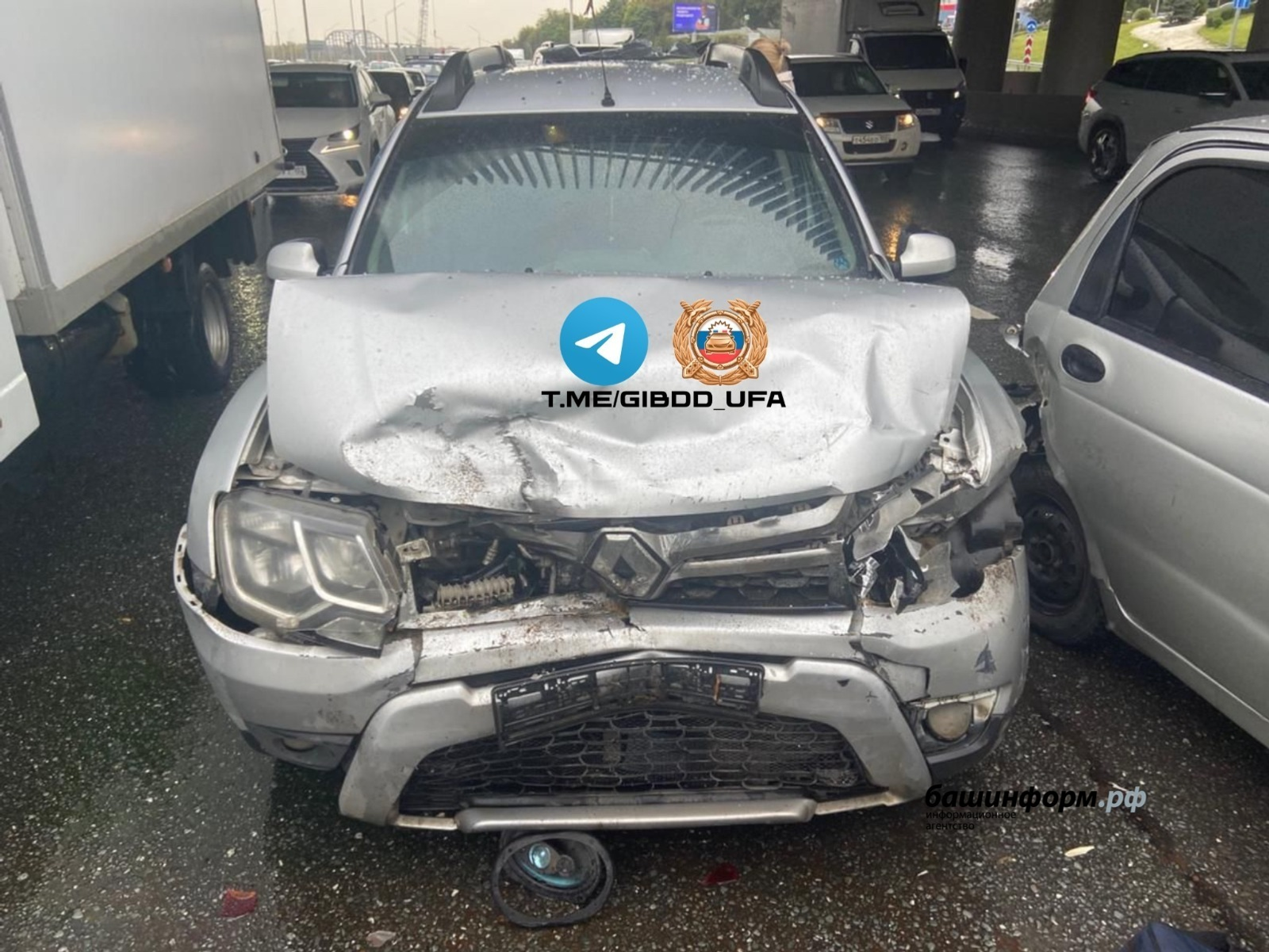 В Башкирии в массовом ДТП пострадали три человека