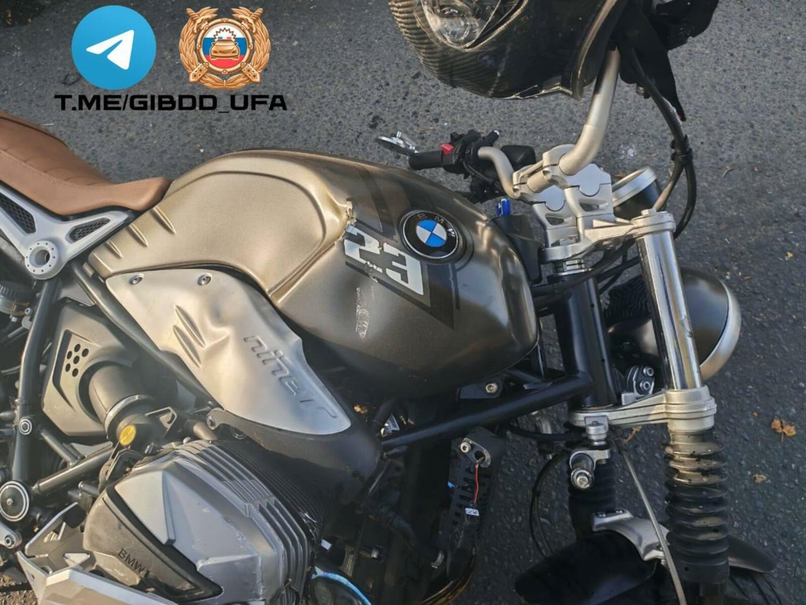 В Башкирии столкнулись мотоцикл и автомобиль, пострадали три человека