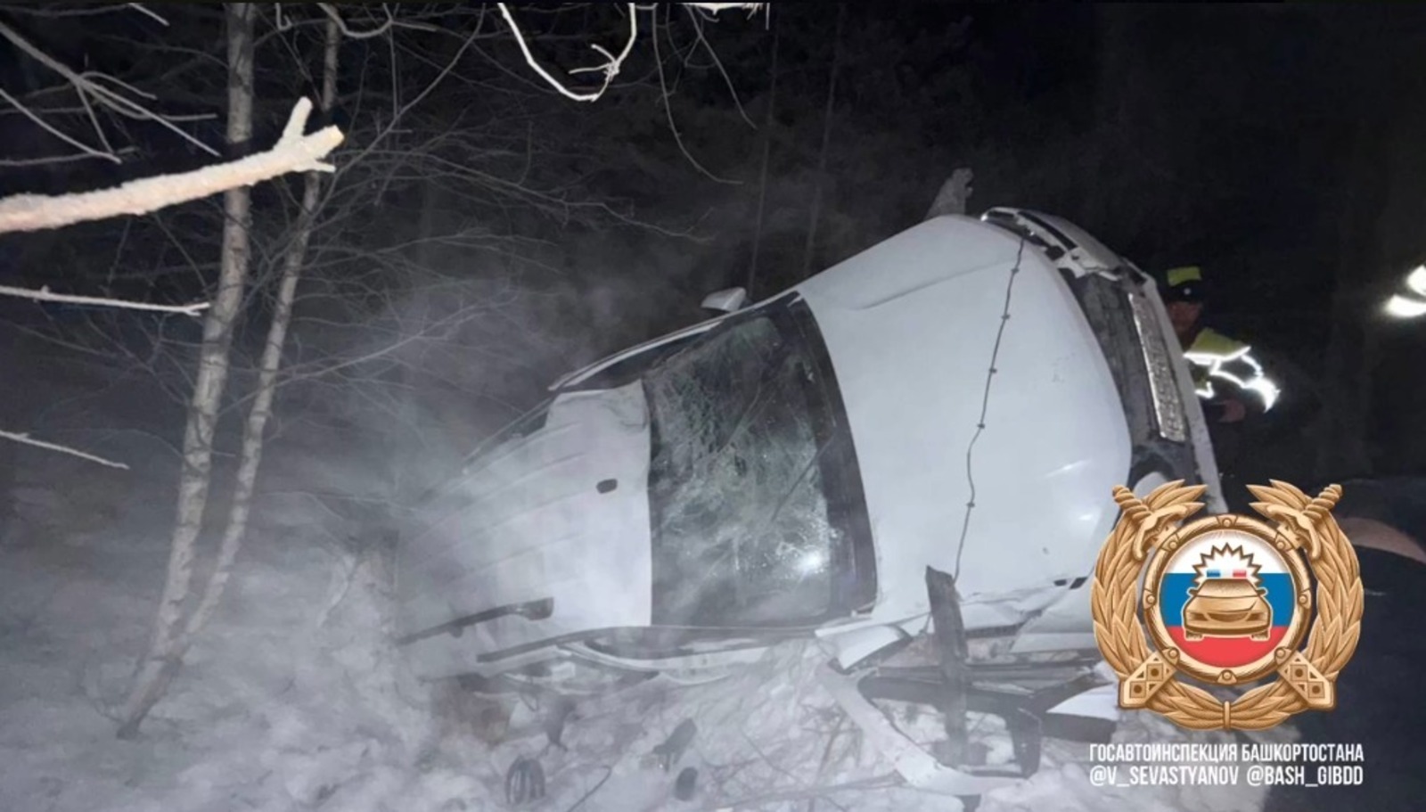 В Башкирии на трассе погиб 20-летний пассажир «Ларгуса»