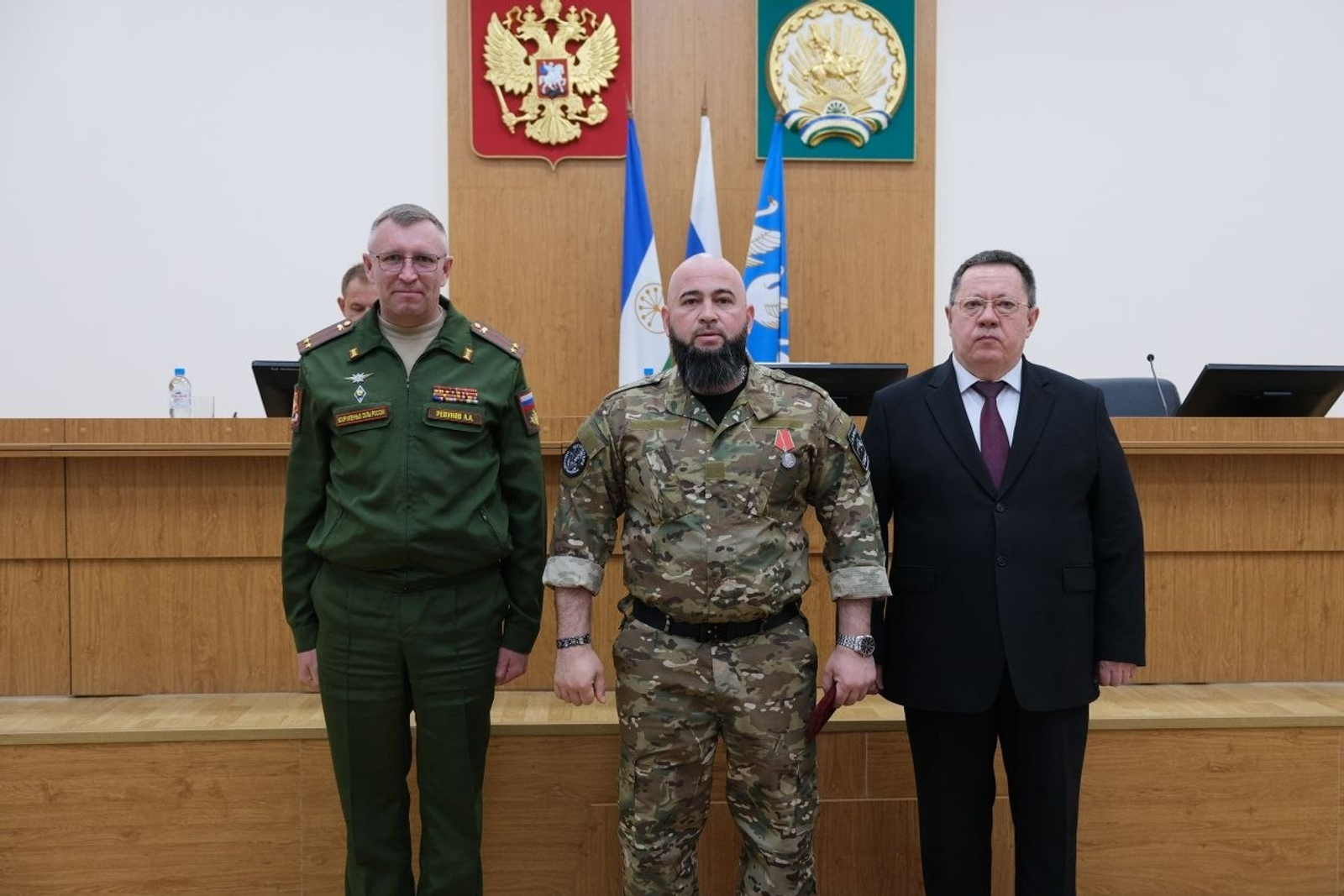 Указом президента РФ ветерана СВО из Башкирии наградили медалью Суворова