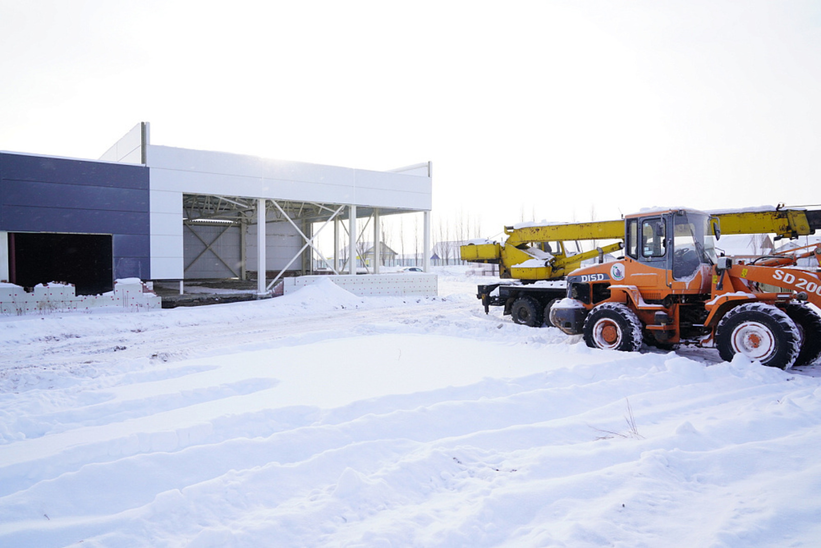В Салаватском районе строят новый ФОК с бассейном